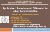 Application of a web-based GIS model for urban flood ... · Application of a web-based GIS model for urban flood simulation ... 2003), Chennai (2004), Mumbai (2005), Surat (2006),