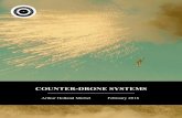 COUNTER-DRONE SYSTEMSdronecenter.bard.edu/files/2018/02/CSD-Counter-Drone-Systems... · Counter-drone technology, also known as counter-UAS, C-UAS, or counter-UAV technology, refers