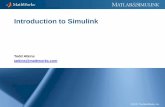 Todd Atkins tatkins@mathworks - UToledo Engineeringwolson/mime3380/Lecture 6 Introduction_to... · Simulink is a software package for modeling, simulating, and analyzing dynamical