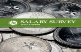 SALARY SURVEY - County · 2016 Salary Survey Data contained in this report lists the annual salaries and ... Coke 28,694 29,333 / 29,333 27,869 27,869 27,869 Combined 27,869 33,571