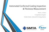 Automated Conformal Coating Inspection & Thickness Measurement · Automated Conformal Coating Inspection & Thickness Measurement Conformal Coating background A conformal coating is