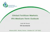 Global Fertilizer Markets IFA Medium-Term Outlook · - Afcome –Reims, France –October 21st - 23rd 2015 - Fertilizers and Raw Materials Global Supply 2014 –2019 Supply: key issues