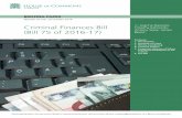 Criminal Finances Bill (Bill 75 of 2016-17)researchbriefings.files.parliament.uk/documents/CBP-7739/CBP-7739.pdf · Criminal Finances Bill (Bill 75 of 2016-17) ... It would provide
