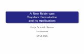 A New Rabin-type Trapdoor Permutation and its Applicationssamoa/stm.pdf · A New Rabin-type Trapdoor Permutation and its Applications Katja Schmidt-Samoa TU Darmstadt STM 2005