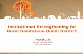 Institutional Strengthening for Rural Sanitation- Bundi …wsp.org/.../publications/Presentation-Anandhi-Bundi.pdfBundi – Sanitation Campaign, under NBA • Though a community led