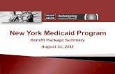 2011-08-31 benefit package summary - New York State ... facility services; ... cap from $100 to $200, ... Mental Health or Mental Retardation and Developmental Disabilities
