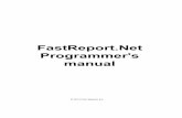 FastReport.Net Programmer's manual Programmer's manual. Table of contents 3 ... ( Chapter II ... The file type maybe either .cs …