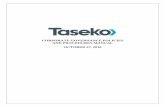 CORPORATE GOVERNANCE POLICIES AND PROCEDURES MANUAL ... · - 2 - TASEKO MINES LIMITED (the “Company”) Corporate Governance Policies and Procedures Manual (the “Manual”) Amended