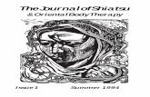 The Journal of Shiatsu - Developing Inner Resources · 1 The Journal of Shiatsu ... of Oriental Bodywork such as Shen Tao ... lead in supporting and co-ordinating the research section