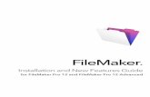Installation and New Features Guide for FileMaker … Installation and New Features Guide tells you how to install ... 1 instructional videos and tutorials ... application Microsoft