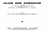 B1 MUHAMMAD IQBAL - Javed Javed · MUHAMMAD IQBAL • l)U. JJUHJilJJUll.flD .f) ... to IDdiaD Nationalism lies in a total suppres ... Muslims are right in regarding the Qadiani