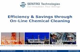 Efficiency & Savings through On-Line Chemical …sentro-technologies.com/wp-content/uploads/2016/02/...Presentation.pdfEfficiency & Savings through On-Line Chemical Cleaning ... Delayed