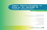 New Technologies in Pre-K to Grade 3 Needs … // New Technologies in Pre-K to Grade 3 Needs Assessment // HIGHLIGHTS page1 HIGHLIGHTS OF THE FINDINGS Methods for Communicating with