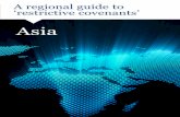 A regional guide to ‘restrictive covenants’ · A regional guide to ‘restrictive covenants ... A typical restraint clause will impose restrictions on the employee not ... ’.