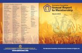 Germanna Foundation Volunteers Annual Report to Membership · Annual Report to Membership ... Huffman, Dennis Chris Ohrstrom Kearns, Sharon ... Barbara Price Fishback Michael Frost