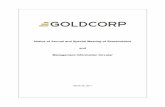 Notice of Annual and Special Meeting of Shareholders and ...csr.goldcorp.com/.../Management-Information-Circular.pdf · Notice of Annual and Special Meeting of Shareholders and Management