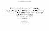 FY15 Distribution Steering Group Approved Time … · FY15 Distribution Steering Group Approved ... Israel, Romania, ... FY15 Distribution Steering Group Approved Time Definite Delivery