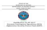 UNCLASSIFIED Justification for FY 2017 Overseas ...comptroller.defense.gov/.../defbudget/fy2017/FY17_J-Book-ASFF.pdf · Funding is the center of gravity for the Afghanistan National