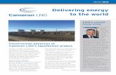Calendar contest continued from page 2 Delivering … · Calendar contest continued from page 2 It is with great pleasure ... CB&I and Chiyoda ... Cameron LNG distributes this newsletter