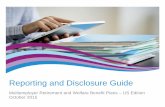 Reporting and Disclosure Guide - Xerox€¦ ·  · 2015-10-28This Reporting and Disclosure Guide for Multiemployer has been prepared Plans for your convenienceby the Knowledge Resource