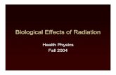 Biological Effects of Radiation - Home | McConnell Brain ...llchia/HP_lectures/biological_effects.pdf · Biological Effects of radiation •Molecular ... •Patients with Ankylosing