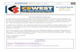 SUMMER 2014 Volume 15, Issue 1 - csyachtswest.org 2014 Volume 15, Issue 1 Page 1 Commodore ... Ellen Spinar (Event Coordinator), Don Spinar (Newsletter ... application pads, log book,