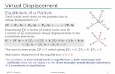 Virtual Displacement - Indian Institute of Technology … Notes/ME101-Lecture20-KD.pdf · Virtual Displacement ... - Extending the method of virtual work to account for mechanical