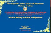 Active Mining projects In myanmar - dmr Mining Projects in Myanmar.pdf · Most of the Myanmar Mining Projects extract non-ferrous ... Simco Song Da Joint Stock Co., Vietnam Marble