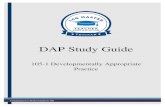 DAP Study Guide - Learning Care Group DAP Study... · LCG Master Teacher Certification Program. Developmentally Appropriate Practice (DAP) Study Guide . Read pp. xii-xiii and answer
