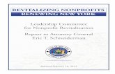 Revitalizing Nonprofits / Renewing New York Leadership Committee... · The Children’s Aid Society . Boies, ... recent memory and develop forward-looking solutions for ... New York