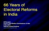 66 years of Electoral Reforms NJA - nja.nic.innja.nic.in/Concluded_Programmes/2016-17/P-998_PPTs/1.66 years of...66 Years of Electoral Reforms in India ... • Pappu Campaign in Delhi