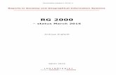 RG 2000 - status March 2016 - Lantmäteriet · my Danish colleagues Gabriel Strykowski and Jens Emil Nielsen for ... RG 2000 – status March 2016 1 Introduction The present gravity