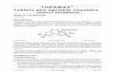 TOPAMAX tablets contain topiramate, ... properties of topiramate have been identified that may contribute to its anticonvulsant activity:
