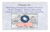 Chapter 24libvolume6.xyz/.../broachingprocess/broachingprocesspresentation2.pdf · Various Shapes: Milling, Broaching, Sawing, ... Formulas. Manufacturing, Engineering & Technology,