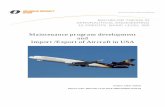 Maintenance program development and Import /Export …235260/FULLTEXT01.pdf · ii Abstract This thesis discuss how United Parcel Service (UPS) develop its aircraft maintenance program