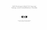 HP ProLiant ML310 Server Setup and Installation Guideh20628. · HP ProLiant ML310 Server Setup and Installation Guide January 2003 (Second Edition) Part Number 274431-002 HP CONFIDENTIAL
