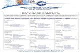 01 Top Manuf Databases - samples 28012015 · Nestle UK Ltd Albion Mills ... Distribution Manager Email: briankinney@thwaites.co.uk A B World Foods Ltd ... Sales & Distribution Manager