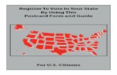 Register To Vote In Your State By Using This Postcard Form ... · Register To Vote In Your State By Using This Postcard Form and Guide ... New Hampshire town and city clerks will