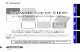 Software Starter Guide - Canonfiles.canon-europe.com/files/soft31593/manual/V37_SSG_EN.pdfSoftware Starter Guide ENGLISH. ... and settings to best connect to CANON iMAGE ... Movies