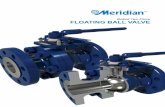 Bolted Two Piece FLOATING BALL VALVE - Meridian Valvesmeridianvalve.ca/.../12/Meridian-API-6D-Floating-Ball-Catalogue.pdf · • 2 piece bolted body design for ease of field service