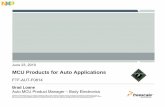 MCU Products for Auto Applications - NXP Semiconductors · MCU Products for Auto Applications June 23, 2010 ... Dx32 AW16A Dx32 No CAN, No EE Pin Compatible with Dx 8K 4K QD4 SG4