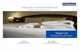 Edelweiss Investment Research - tridentindia.com · Trident Ltd. 2 GWM/Edelweiss Investment Research Pick up in capacity utilisation and 7ULGHQW·Vability to source higher realisation