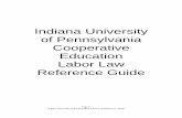 Indiana University of Pennsylvania Cooperative … Pennsylvania . Cooperative Education . Labor Law . ... of Indiana University of Pennsylvania Cooperative Education ... vocational