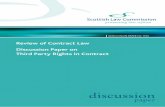 Review of Contract Law - Discussion Paper on Third Party ... · Chapter 8 Relationship with Specific Rules . ... “Third Party Rights in Contract”, H L MacQueen, “Third Party