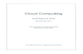 Cloud Computing - Home | University of Texas System Cloud...Cloud Computing Audit Report # 16-09 ... business systems, computer processing time, storage or any ... impact achievement