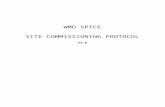 SPICE Commissioning Protocol - World … · Web viewThe Instrument Providers could visit the intercomparison sites, after prior arrangements are made with the Site Manager. SPICE