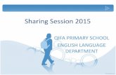 Sharing Session 2015 - MOEqifapri.moe.edu.sg/qql/slot/u316/Partnership/PSLE Sharing/2015/01... · Sharing Session 2015 QIFA PRIMARY SCHOOL ENGLISH LANGUAGE DEPARTMENT . SHARING IN