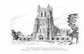 Wedding Information & Policies: DUKE UNIVERSITY … Directors 6, 8-10 c. Wedding Planners 6, 27 d. Chapel Organist ... whether you will have a string quartet, soloist, or other