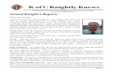 K of C Knightly Knews Jan-Feb.pdf · K of C Knightly Knews ... I hope everyone had a Merry Christmas and a Happy New Year. ... Saturday morning to help assemble them. Workers were,