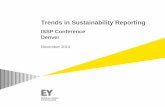 Trends in Sustainability Reporting · index, Bloomberg’s ESG terminal Customer ... Brazil India SaudiArabia ... 72% of S&P 500 companies published a sustainability